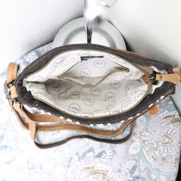 🆕 Myra Bag Small Shoulder Bag Canvas Dual Straps - Picture 5 of 6